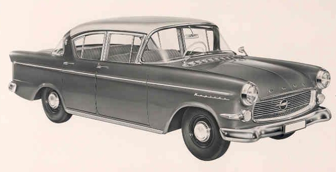Gasolin lubrificazione piano per OPEL Capitano/ammiraglio a ab anno di costruzione 1965 STAND 03/1966 