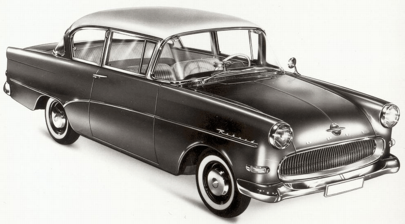 Internationale website over de Opel Rekord Olympia 1200 Kapitein 1958