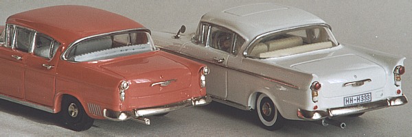 Kapitän P 1958 Coupé und Limousine